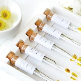 Simple and high-end design Chrysanthemum flower tea stick set(5ea) (made in Korea)